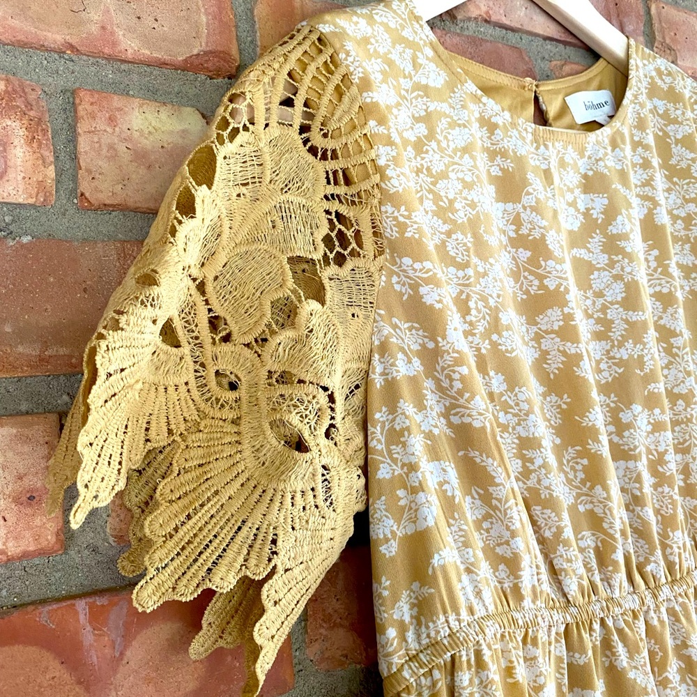 Bohme Dress Floral Yellow